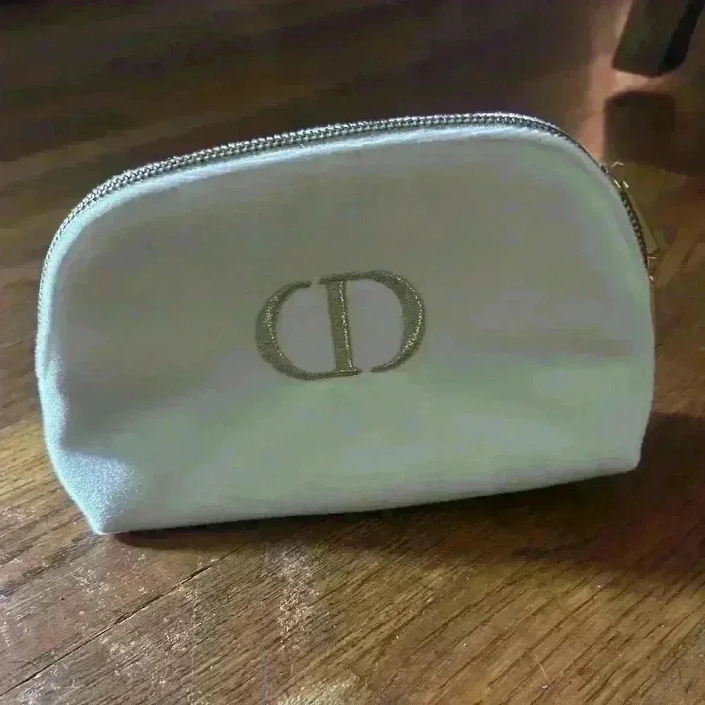 Christian Dior Cream Velvet Make Up Bag!‎
